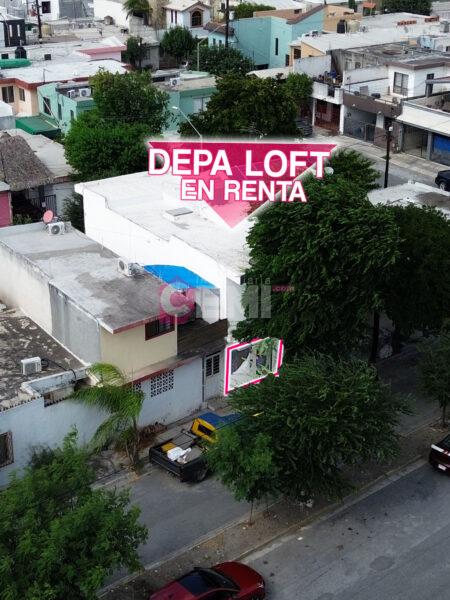 Departamento en renta tipo loft en Guadalupe, Nuevo Leon.