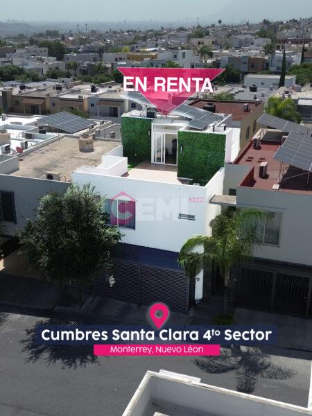 Casa en Renta - Cumbres Santa Clara 4to Sector, Monterrey, Nuevo León